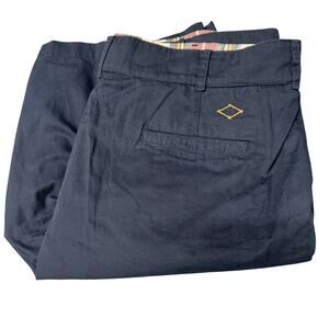 Iliac Golf Shorts Mens 40 (40x10 ACTUAL) Ben La Mar Navy Blue Cotton Activewear